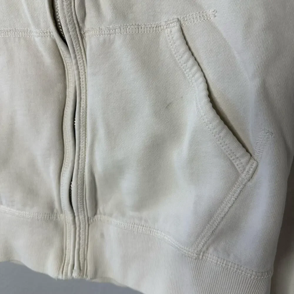 Not for sale Vintage Lucky Brand Y2K Embroidered Hoodie. Cream with - Picture 5 of 7